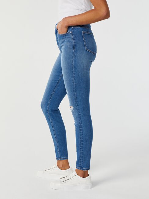 Cleo Mid Waisted Skinny 7/8 jeans | Jeanswest