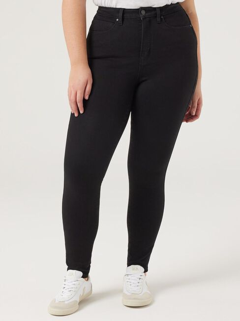 Freeform Curve Skinny Jeans, Black, hi-res