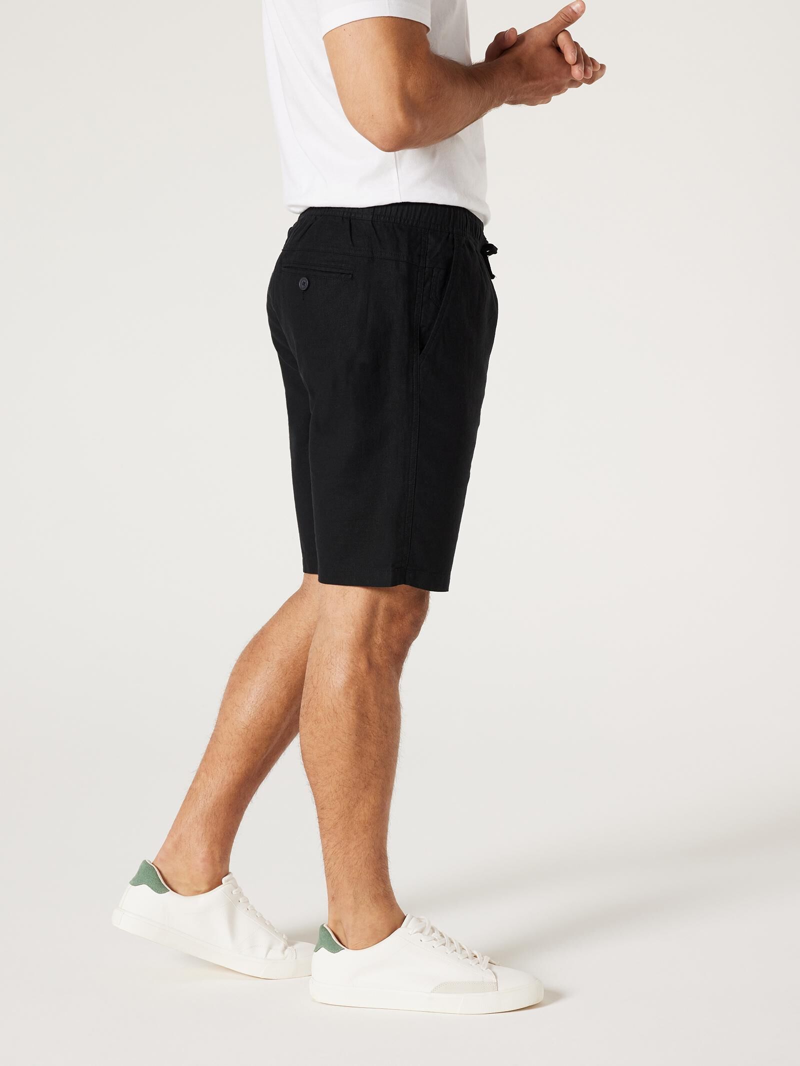 Mens bermuda shorts sale with elastic waist