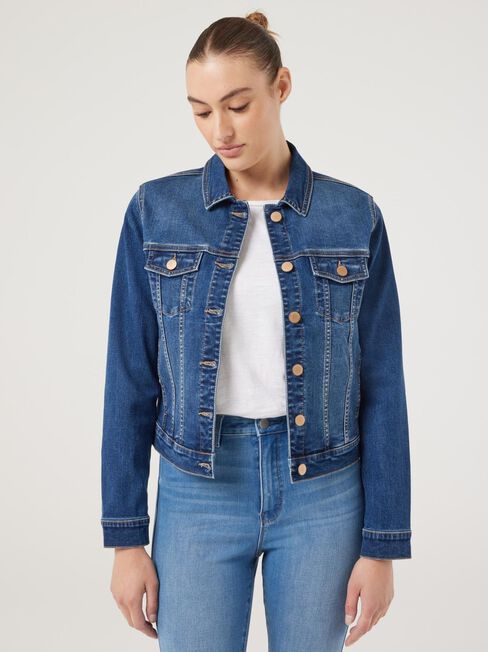 Classic Stretch Denim Jacket