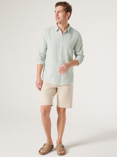 LS Archer Relaxed Linen Shirt, Stripe, hi-res