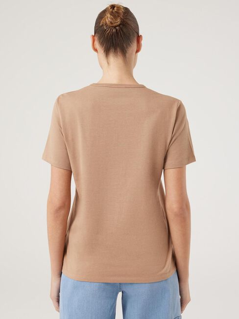 J-Luxe T-Shirt, Almond, hi-res