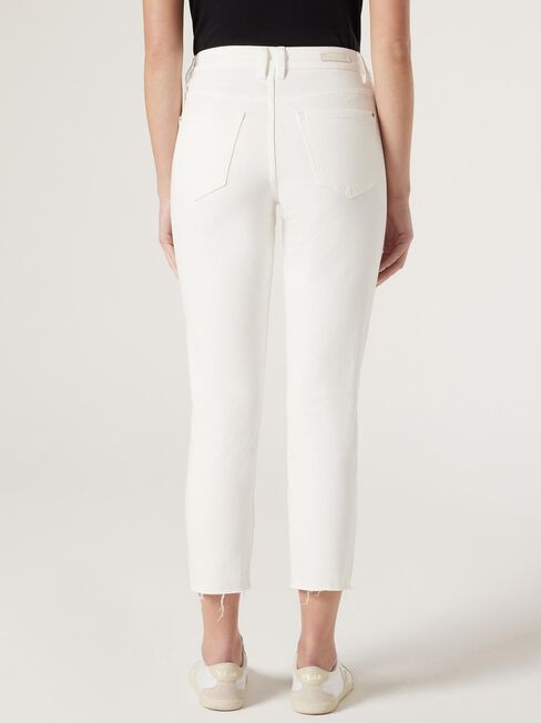 Izzy MW Slim Crop Jeans, Off White, hi-res