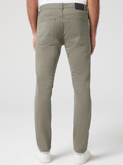 Slim Tapered Jeans, Olive, hi-res