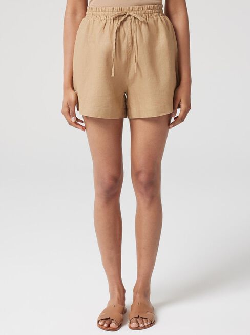 J-Luxe Classic Linen Short