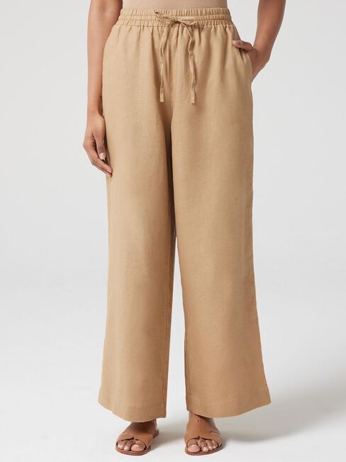 J-Luxe Classic Linen Pant