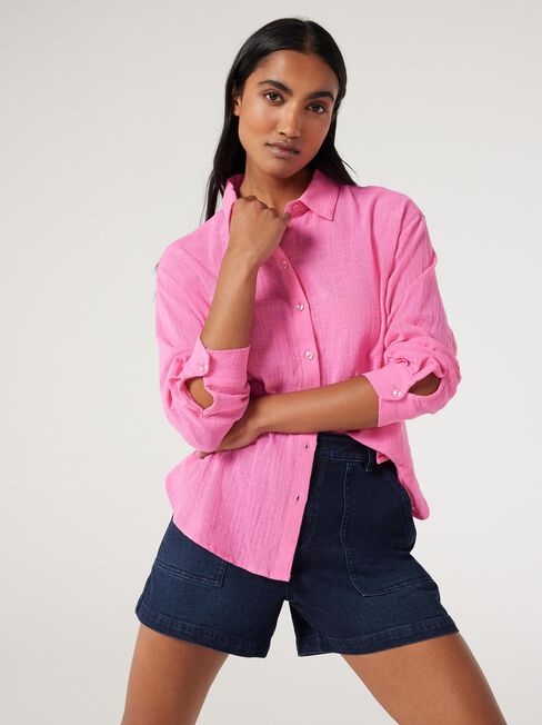 Cara Cheesecloth Shirt | Jeanswest