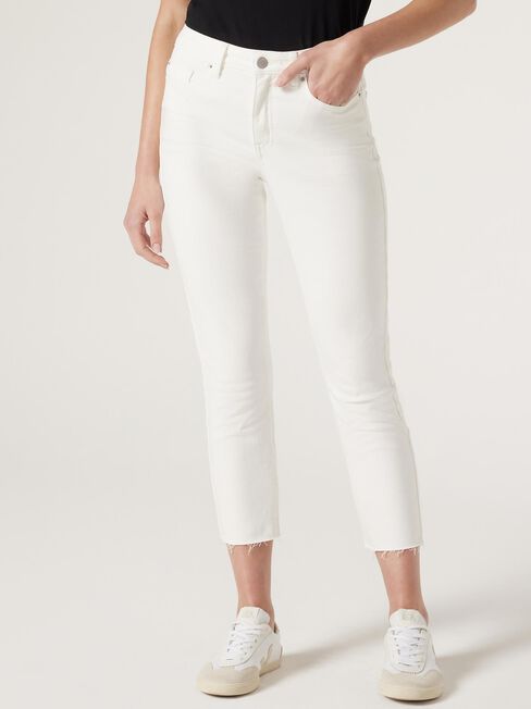 Izzy MW Slim Crop Jeans