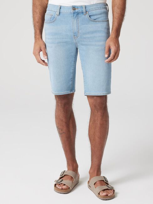 Connor Knit Denim Short Summer Blue