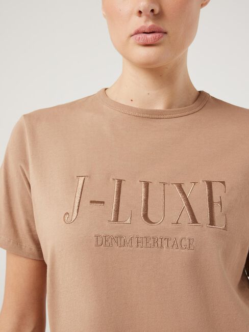 J-Luxe T-Shirt, Almond, hi-res