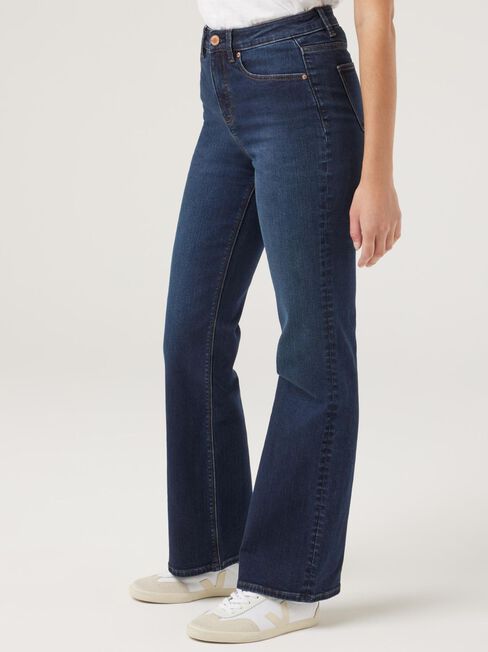 Daisy Bootcut Jeans, Dark Vintage, hi-res