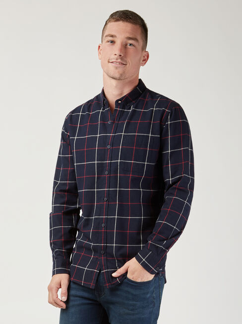 Roman Brushed Check Shirt | Jeanswest