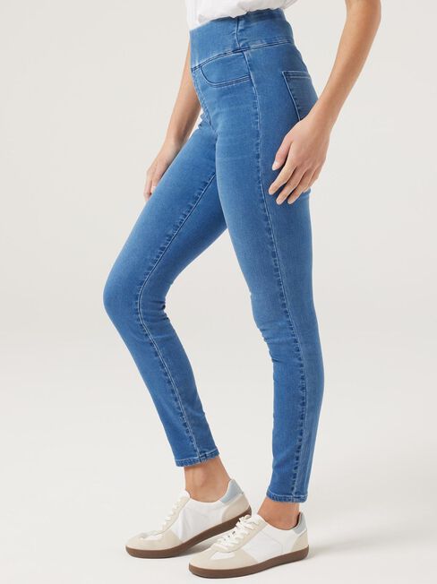 Tessa Skinny Jean, Mid Indigo, hi-res