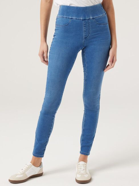 Tessa Skinny Jean, Mid Indigo, hi-res