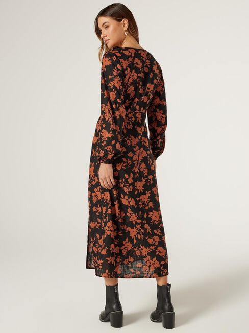 Catalina Midi Dress, Floral, hi-res