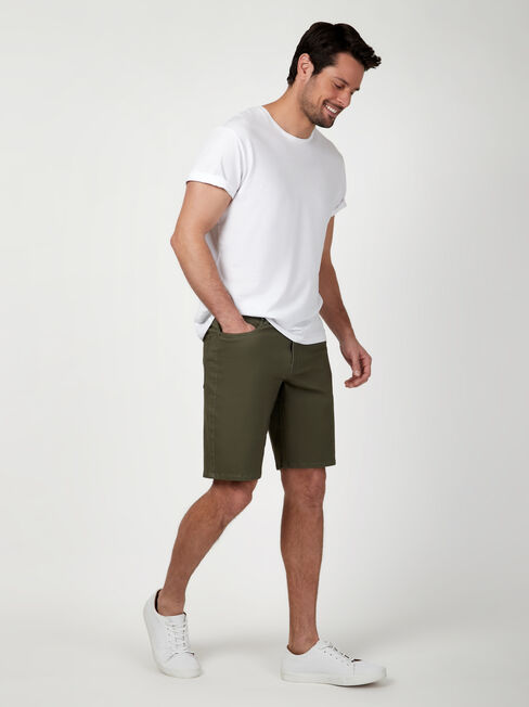 Milton 5 Pocket Short, Green, hi-res