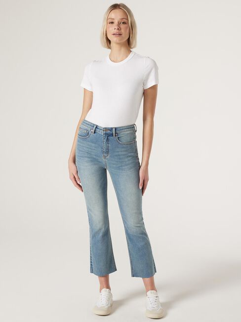 Emma Cropped Bootcut Jean