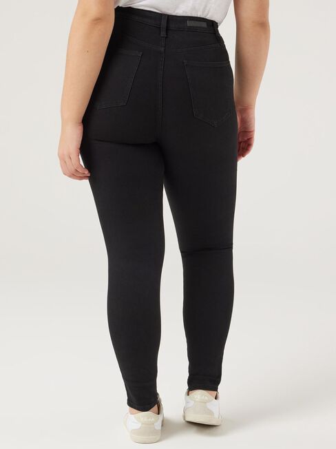 Freeform Curve Skinny Jeans, Black, hi-res