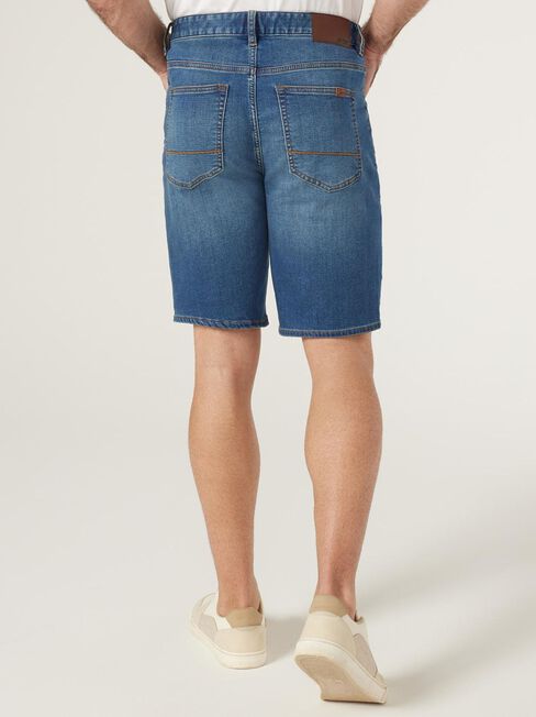 Terrence Knit Denim Short, Mid Vintage, hi-res