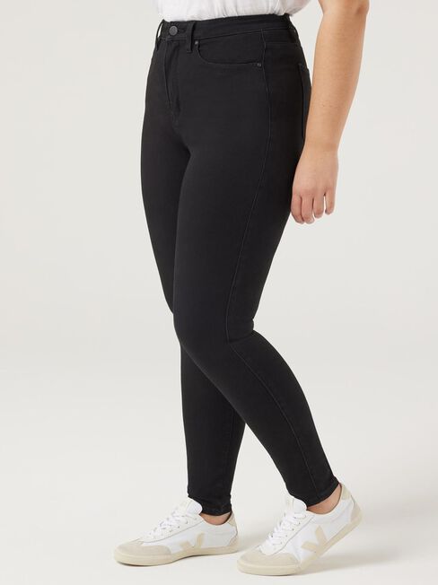 Freeform Curve Skinny Jeans, Black, hi-res