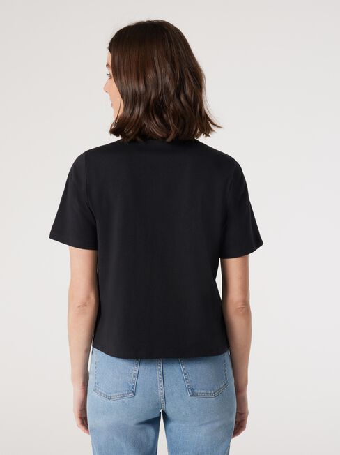 Essential Relaxed Crop Tee | Jeanswest