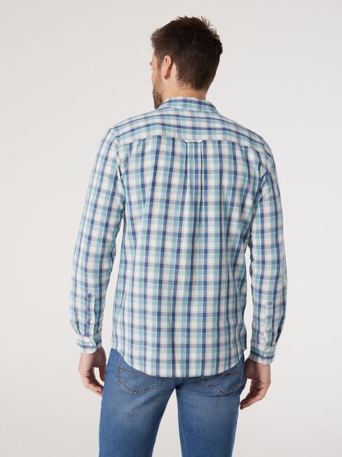 LS Maverick Check Linen Shirt | Jeanswest