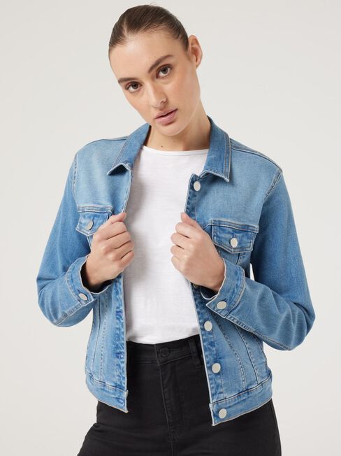 Classic Stretch Denim Jacket