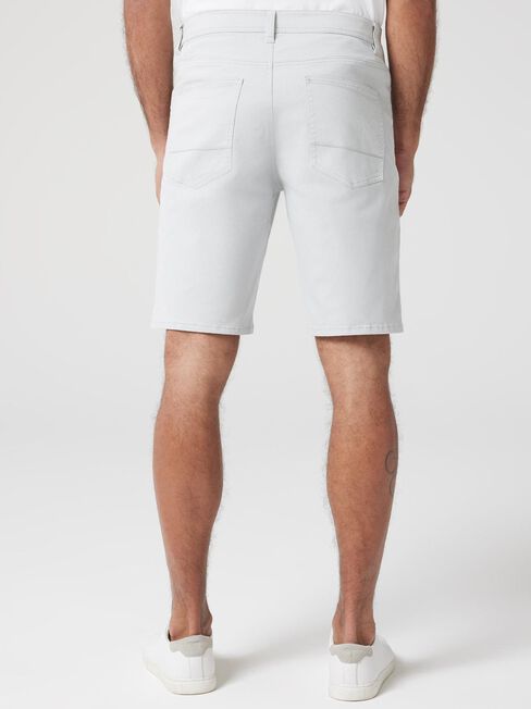 Milton 5 Pocket Short, Grey Marle, hi-res