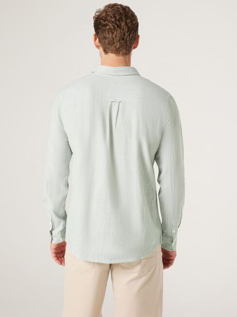 LS Archer Relaxed Linen Shirt, Stripe, hi-res