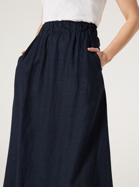 Mia Linen Midi Skirt | Jeanswest
