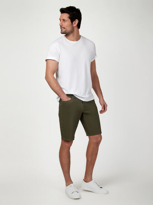 Milton 5 Pocket Short, Green, hi-res