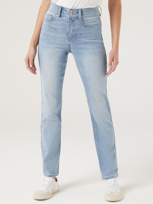 Tummy Trimmer Straight Jeans