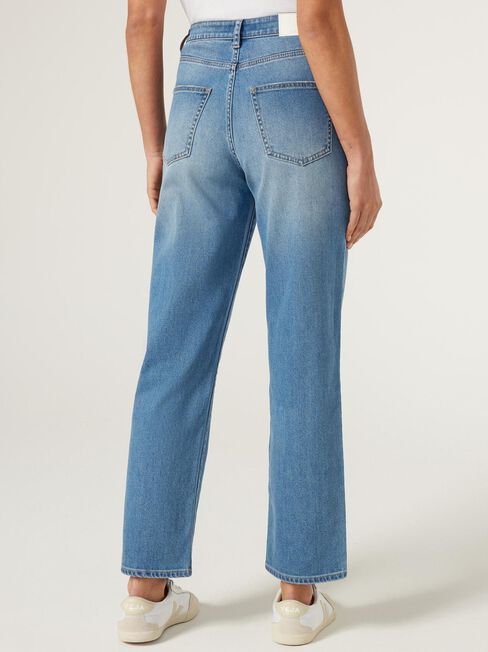 Ella Straight Relaxed Jeans, Mid Vintage Wash, hi-res