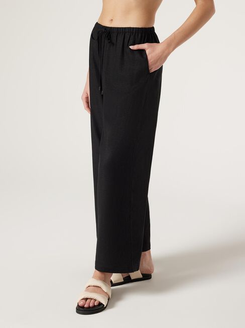 Tillie Wide Leg Pant, Black, hi-res