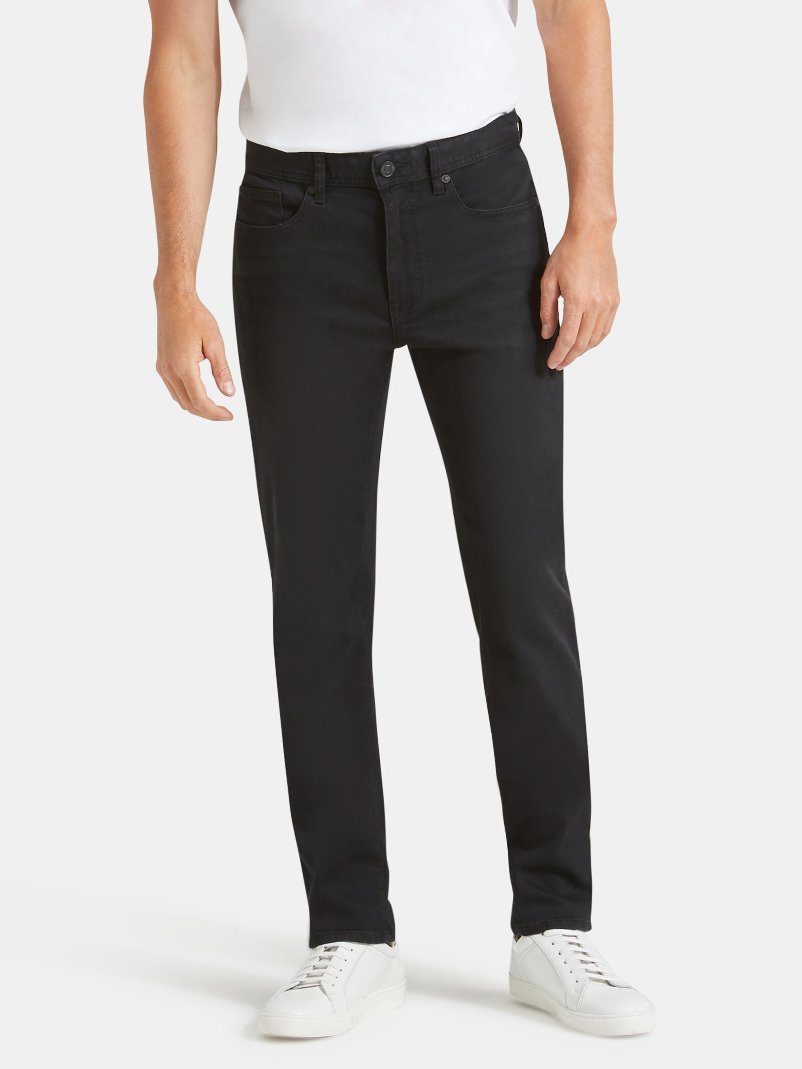 Black slim discount fit tapered jeans