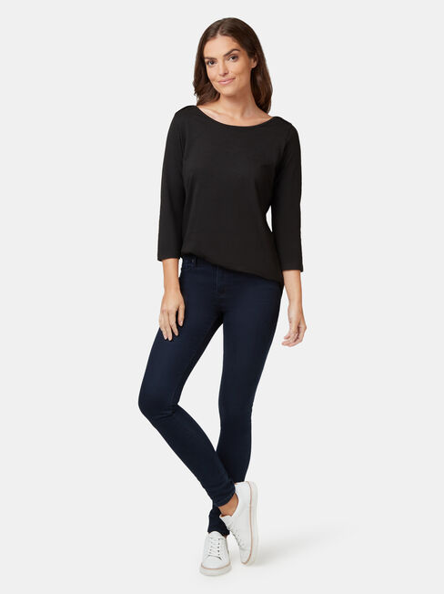 Essential Boatneck Tee | Jeanswest