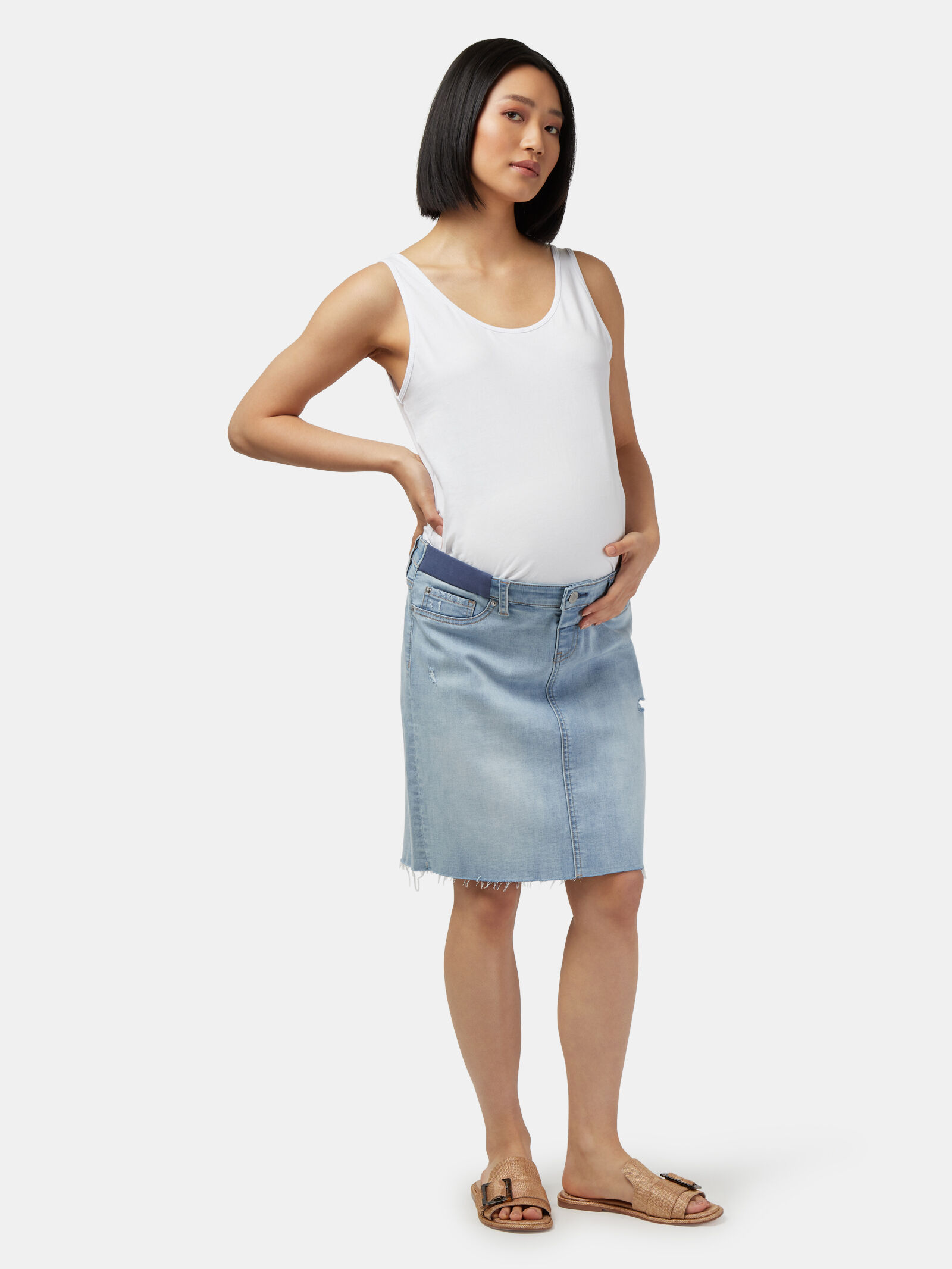 JUST JEANS WOMENS Blue Denim Jean Skirt Size 16 GC $30.00 - PicClick AU