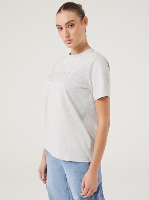 J-Luxe T-Shirt, Grey Marle, hi-res