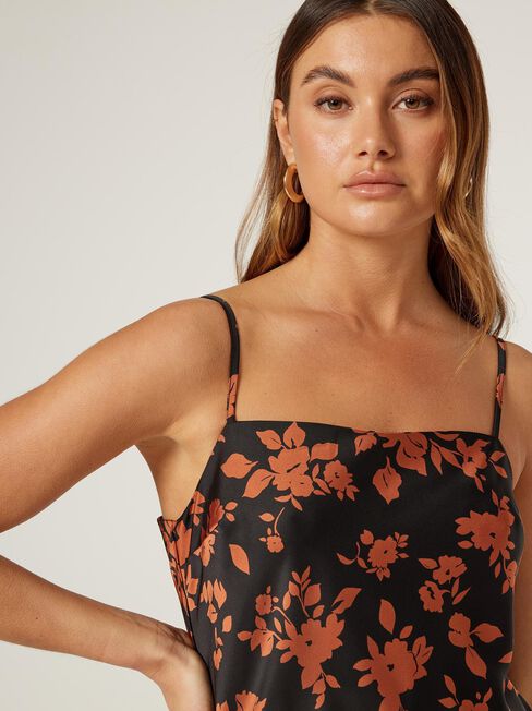 Holly Slip Dress, Floral, hi-res