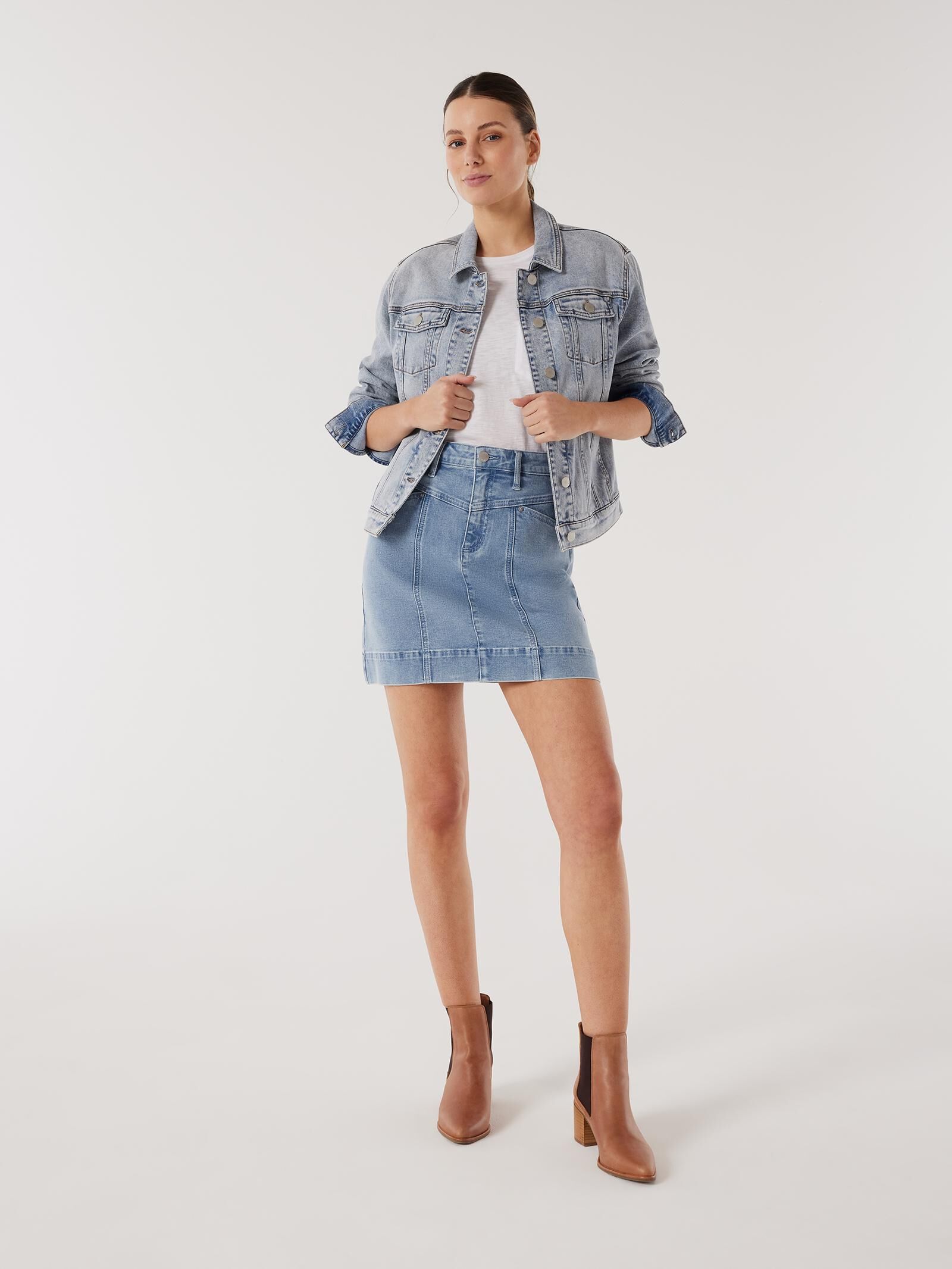 Indecisive Black Denim Midi Skirt | Lulus Fashion Flair