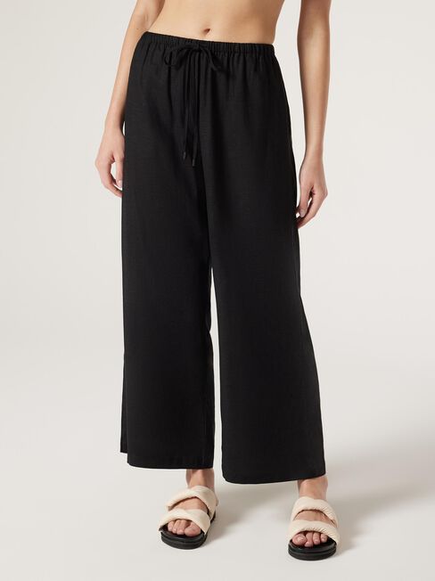 Tillie Wide Leg Pant, Black, hi-res