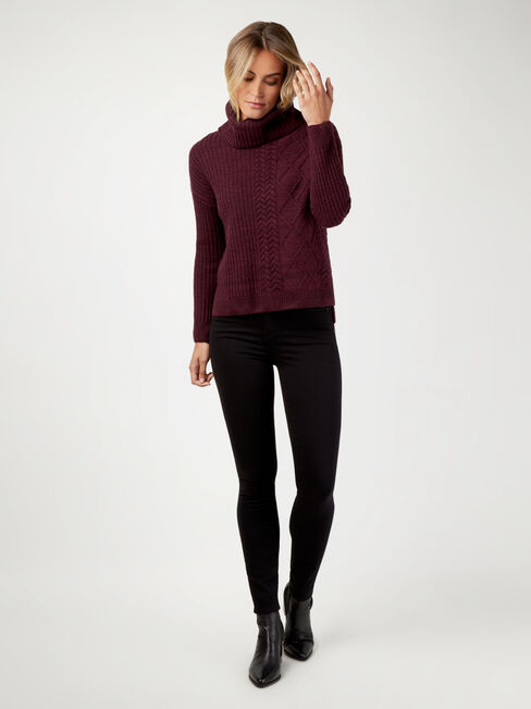 Lulu Cowl Neck Pullover | Jeanswest