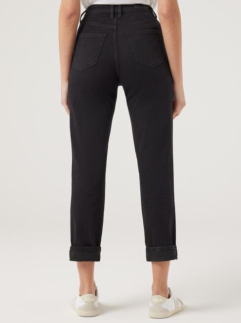 Tapered Jeans, Black, hi-res