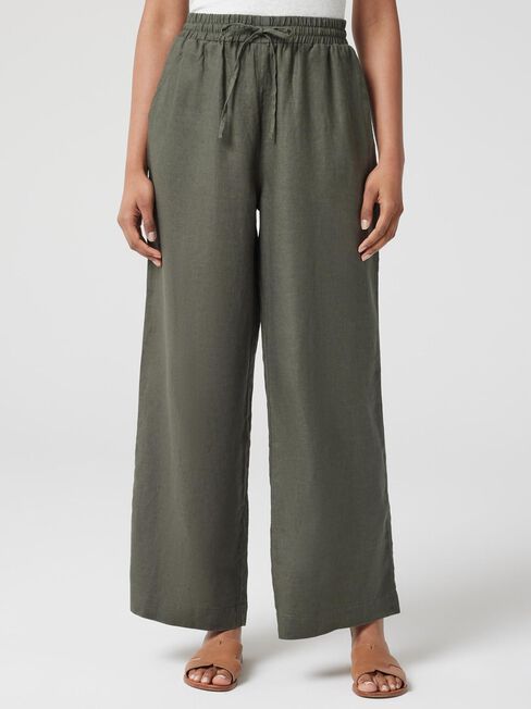 J-Luxe Classic Linen Pant