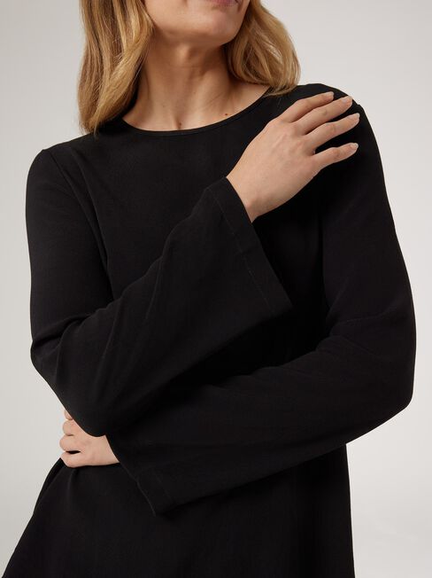 Joan Blouse, Black, hi-res