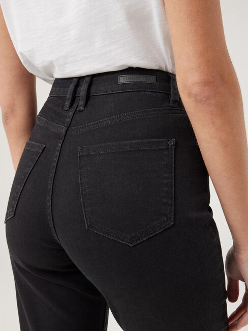 Tapered Jeans, Black, hi-res