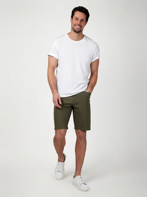 Milton 5 Pocket Short, Green, hi-res