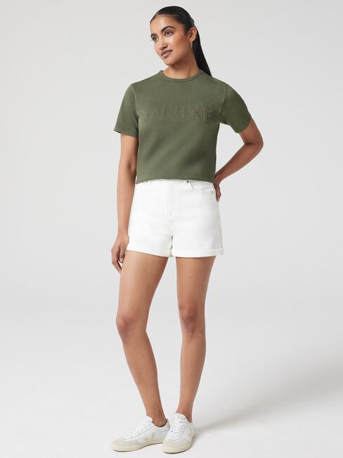 J-Luxe Tee, Green, hi-res