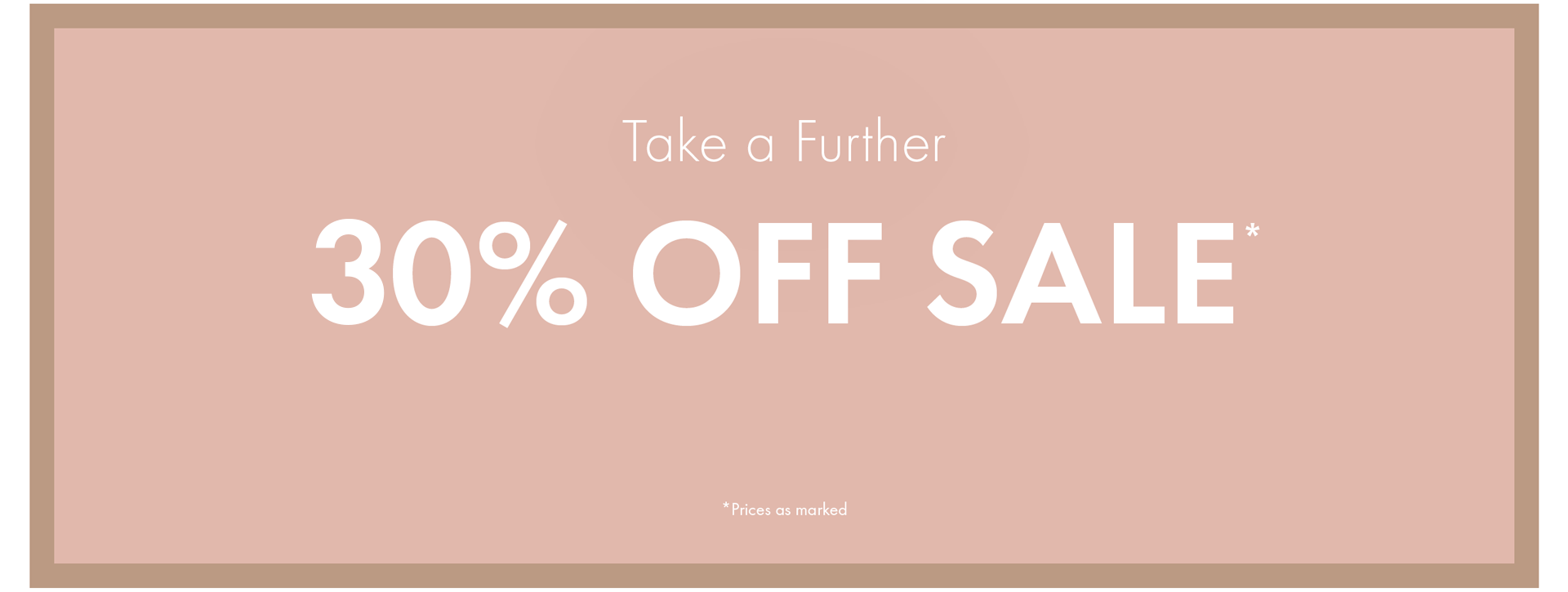 Take a Further 20% off Sale Items*