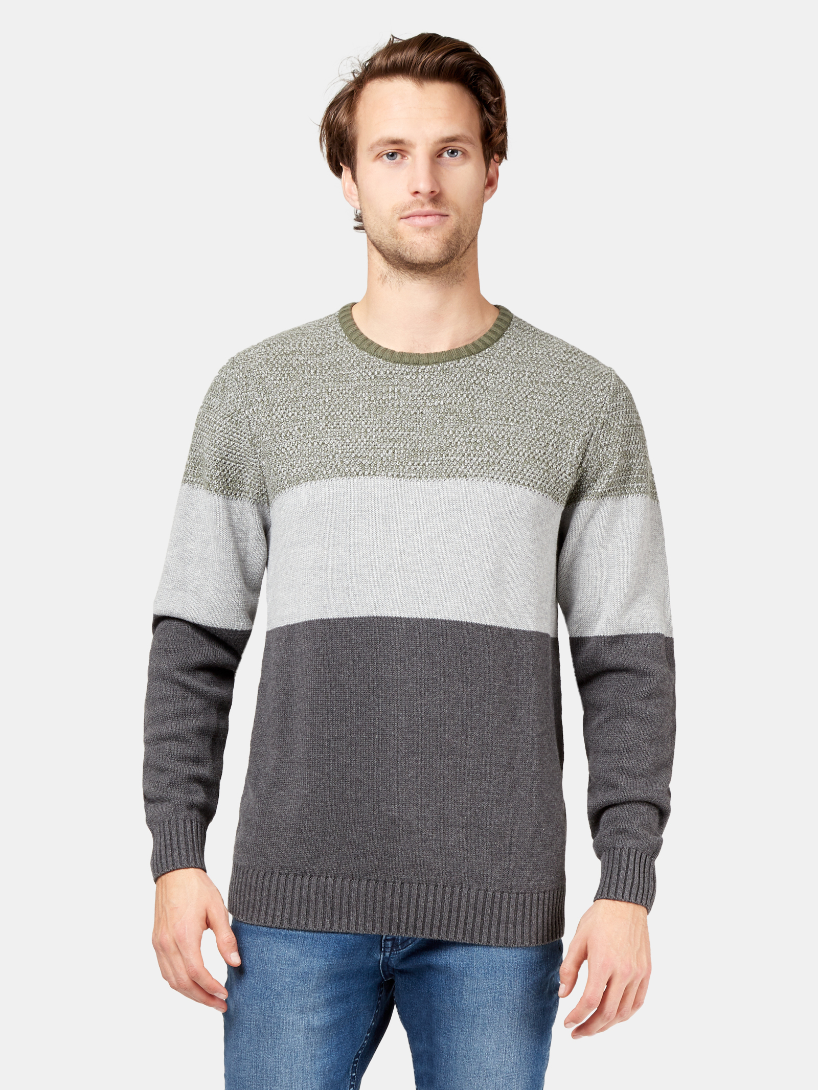 Finnegan Block Stripe Knit | Jeanswest